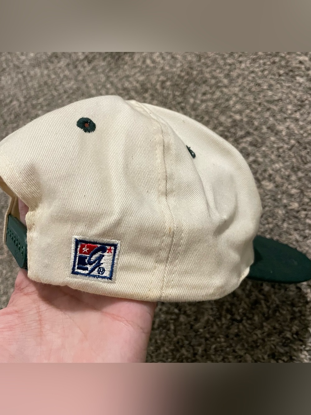 Vintage 90s Atlanta 1996 Olympics Snapback Cap Hat Embroidered Logo - Picture 6 of 6
